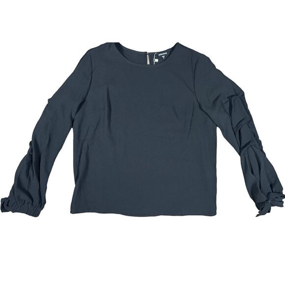 Mittoshop Black Long Sleeve Blouse Small NWT - Picture 3 of 5